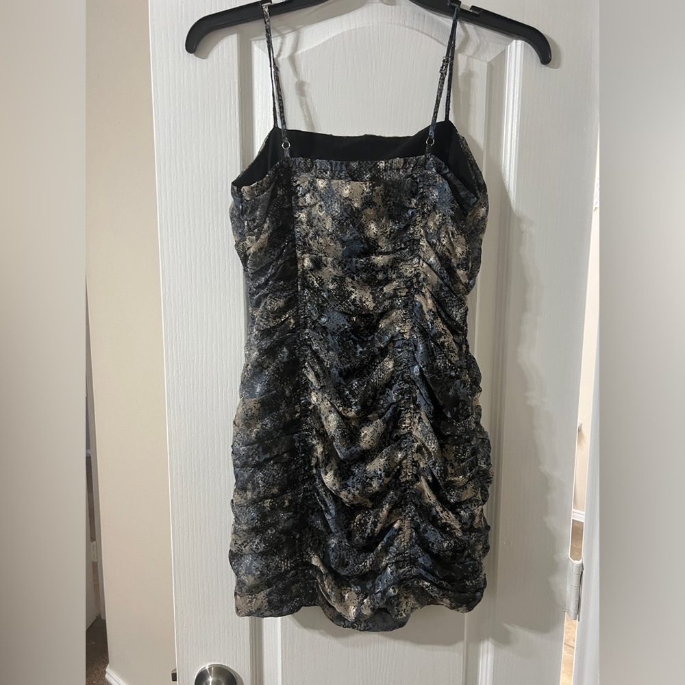 J.O.A. Dusty Blue Dress - Picture 3 of 5